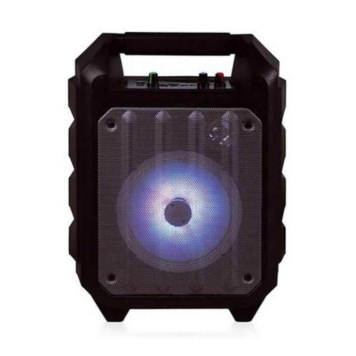 Boxa portabila KIMISO Bluetooth, IPX6, 5W, 18x8x5.5cm, neagra