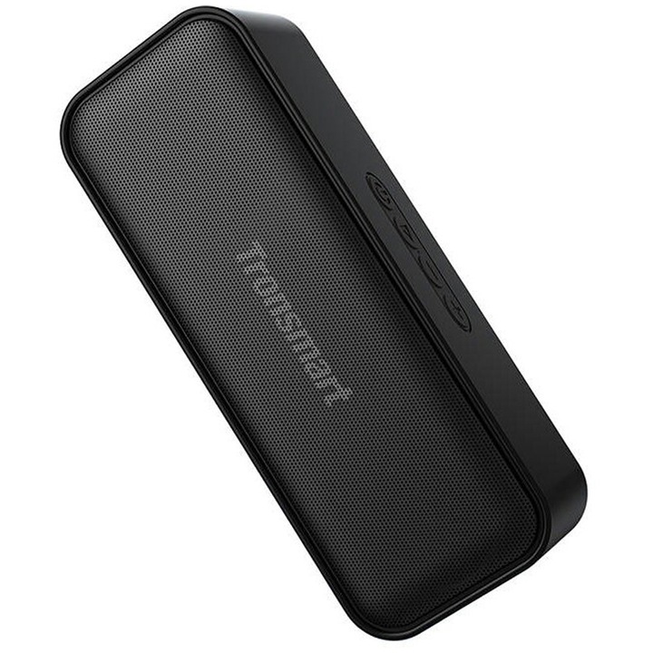 Boxa Portabila Bluetooth 5.3, OPTIM SOLUTION, Superior Stereo Sound, Pairing, Sunet Puternic, 10W, Muzica Clara, Aux, TF Card, U-Disk, 18h Play Time, Design Compact, Optim Performance, 2200 mAh, IPX5, Negru