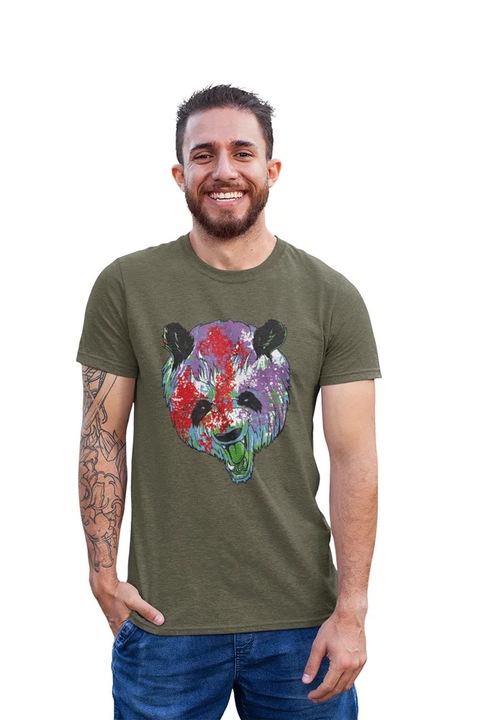 ST00036 Panda, Zöld