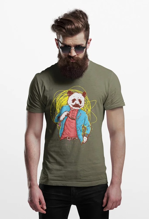 ST00038 Panda, Zöld