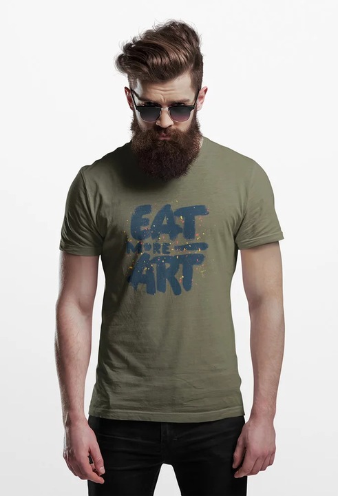 ST00073 Eat More Art, Zöld