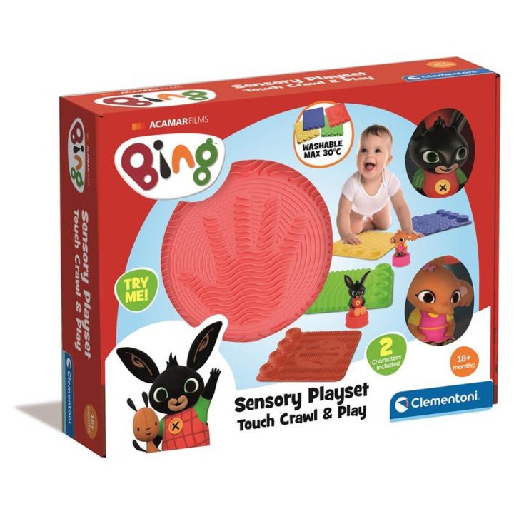 Clementoni Baby - Сензорна тактилна постелка за развитие (17490)