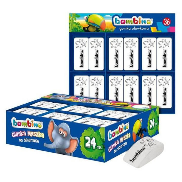 Set de Gume de Sters BAMBINO ST-Majewski, 24 bucati, mix modele, 141x134 mm