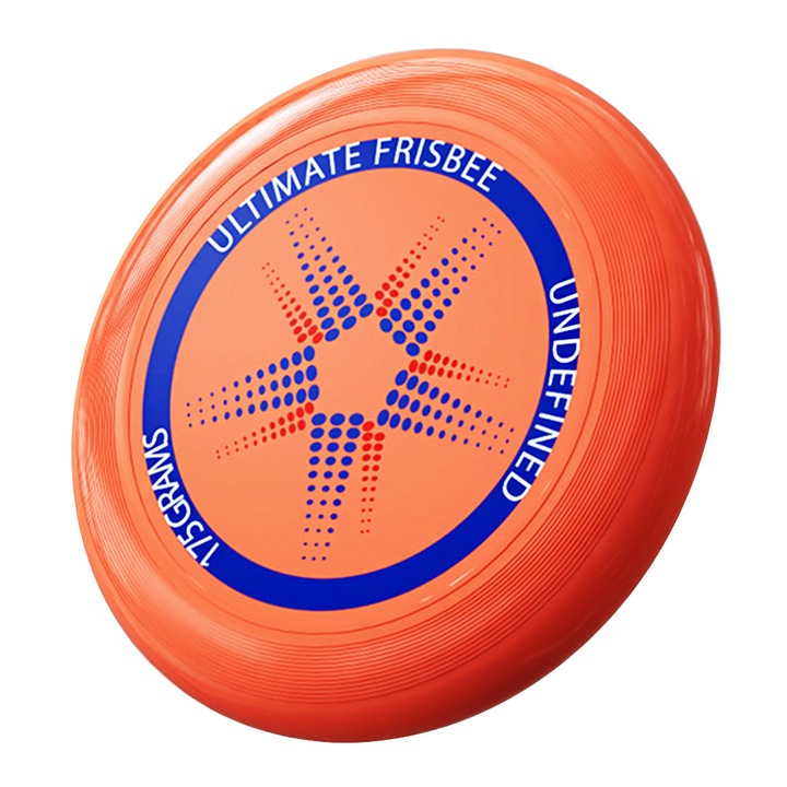 Disc zburator, Autocise, dimensiune standard, 175g, 27x27cm, portocalie