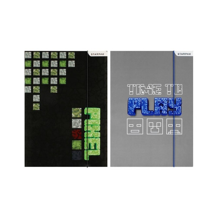 Game Pixel A/4 gumis mappa - többféle