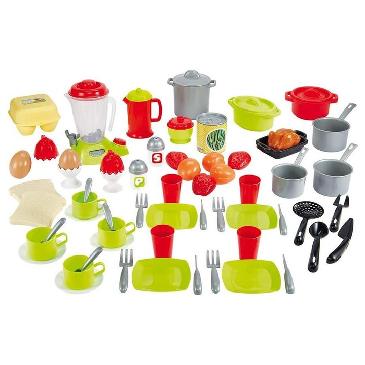 Écoiffier Chef 70 részes étkészlet dobozban (2698)