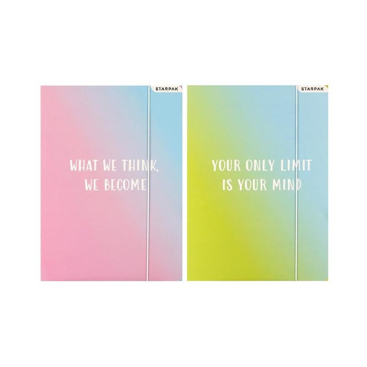 Ombre A/4 gumis mappa - kétféle