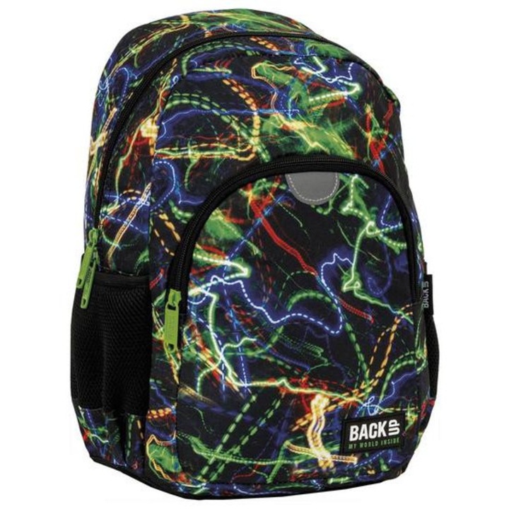 BackUp ovis hátizsák mellpánttal - 1 rekeszes - Lines (PLB5T54)