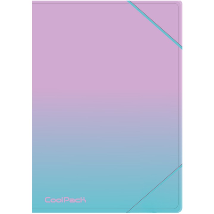 Coolpack - Gradient gumis mappa A/4 - Blueberry