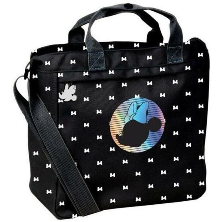 Чанта BeUniq Minny Mouse - Черна холограма