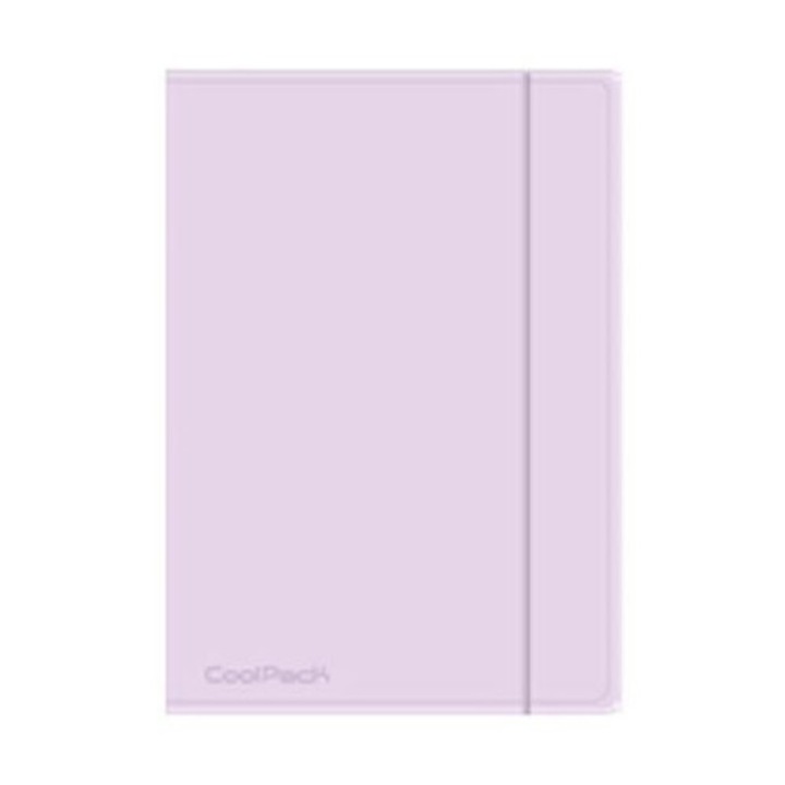 Coolpack - Пастелна гумена папка A/4 - Пурпурно лилаво
