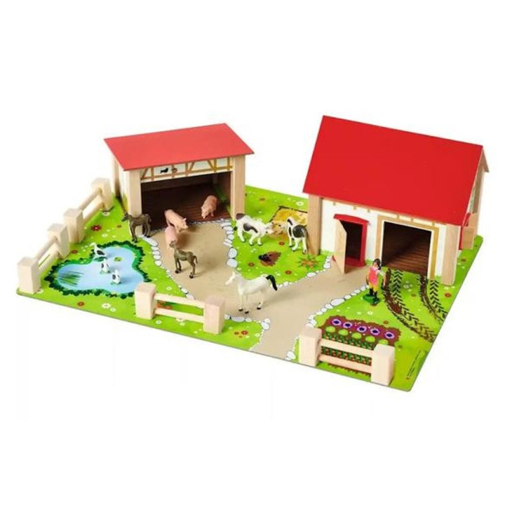 Set de joaca din lemn Ferma Eichhorn (100004309)