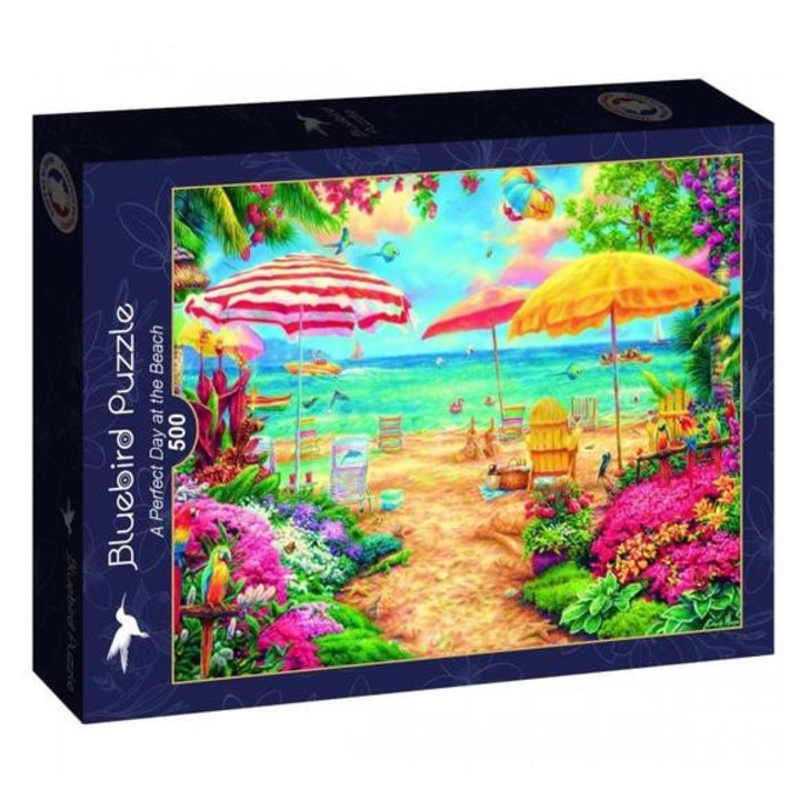 Пъзел Bluebird от 500 части - Перфектен ден на плажа (90562)