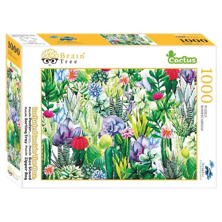 Пъзел Brain Tree от 1000 части - Кактус (2102058)
