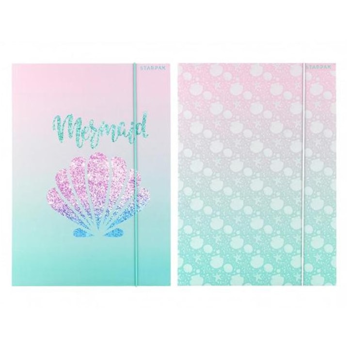 Kagylós A/4 gumis mappa - kétféle (553547)