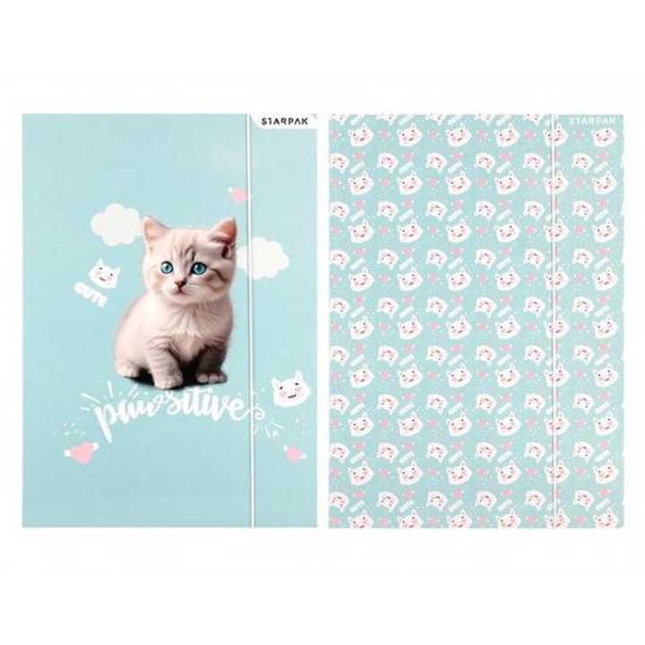 Kitty cicás A/4 gumis mappa - kétféle (553545)