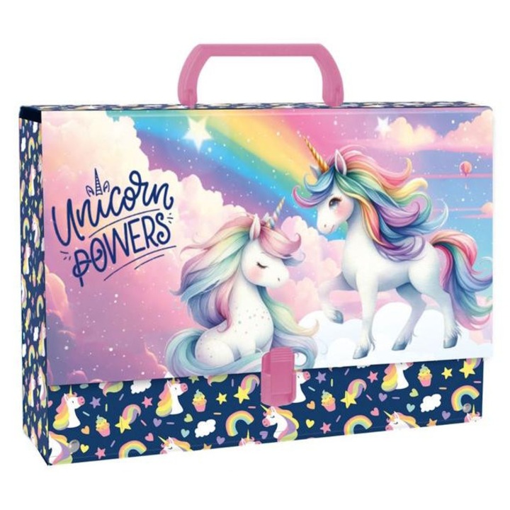Dosar cu maner Unicorn A4/95 mm - Unicorn Power (TRGJR16)