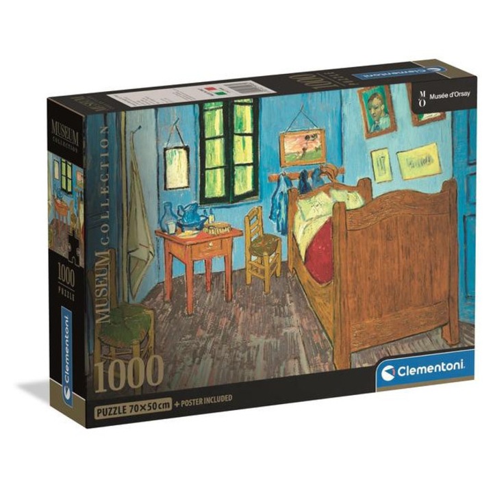Clementoni 1000 db-os puzzle - Museum Collection - Bedroom In Arles (39968)