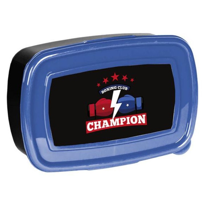 Пластмасова кутия за обяд Boxing Club - Champion (PP25BX-3022)