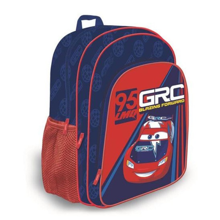 Verdák ergonomikus iskolatáska, hátizsák - 2 rekeszes - Cars (679247)