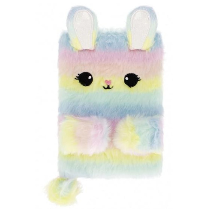 Дневник с козина на зайче - А5 - пастел (527835)