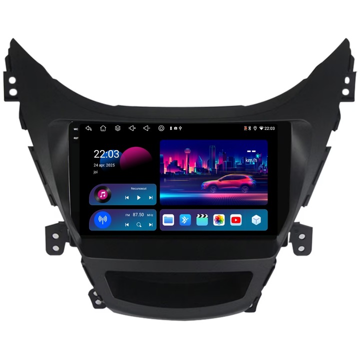 Navigatie PilotOn Hyundai Elantra 2010-2016 9 inch 4GB 64GB 8 CORE