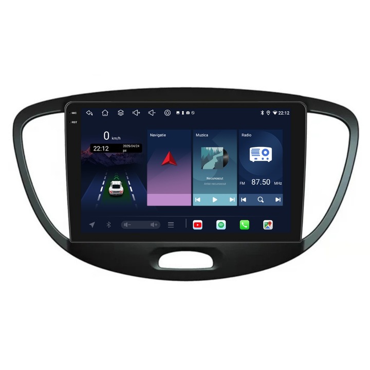 Navigatie PilotOn Hyundai i10 2007-2013 9 inch 6GB 128GB 8 CORE