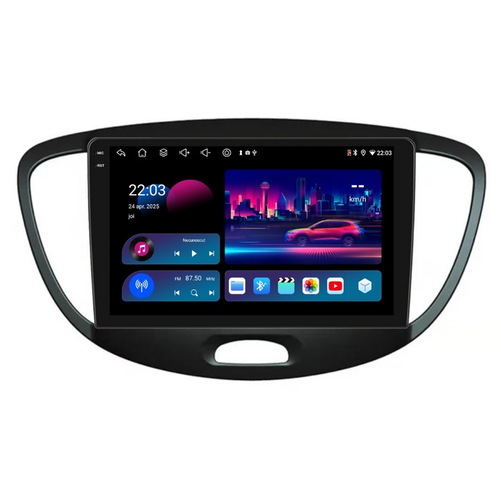 Navigatie PilotOn Hyundai i10 2007-2013 9 inch 4GB 64GB 8 CORE