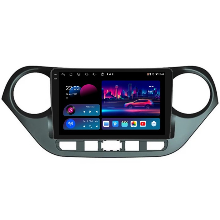 Navigatie PilotOn Hyundai i10 2013-2019 9 inch 4GB 64GB 8 CORE