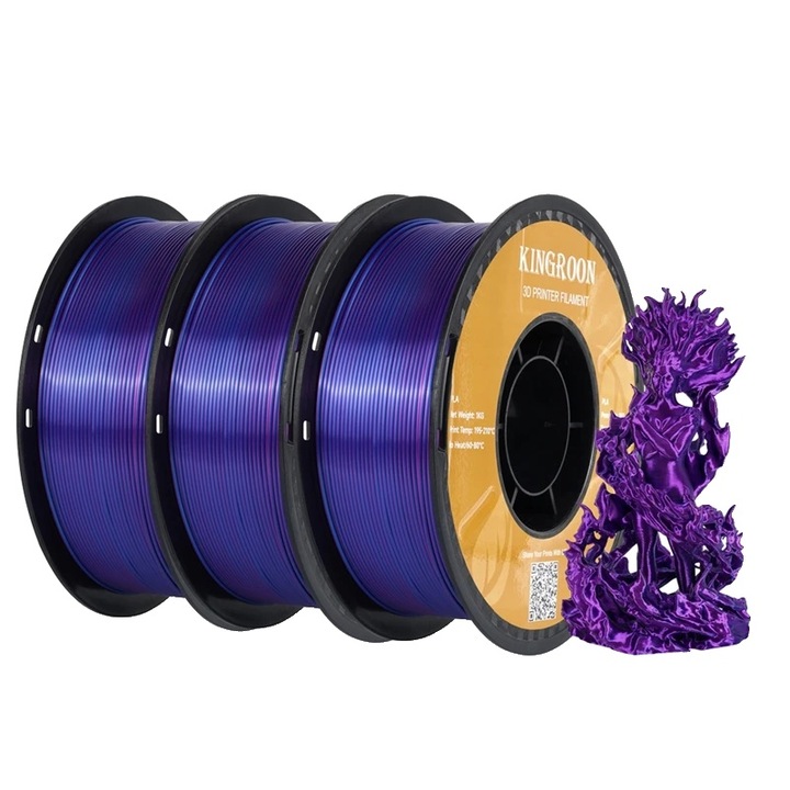 Filament PLA Coextrudat Dual-Color, 1.75mm, 3kg, Violet
