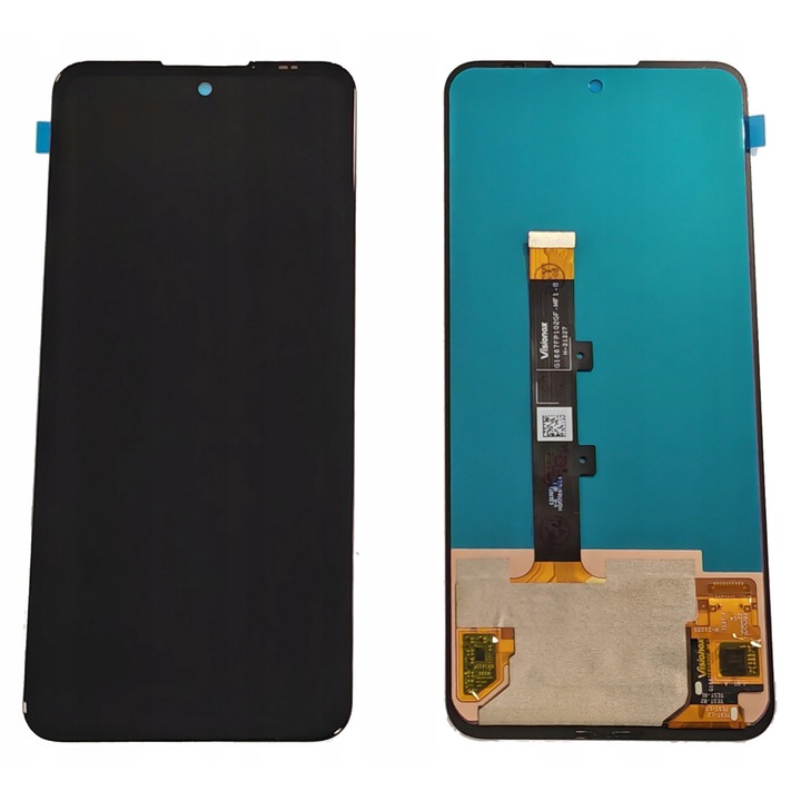 OLED дисплей за Motorola Edge 20 Lite / Edge 20 Fusion, 6.7'', 1080x2400px, черен