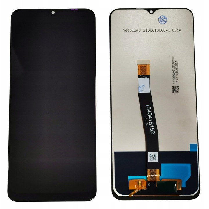 LCD екран за Samsung Galaxy A22 5G, 6.6'', 1080x2400px, черен