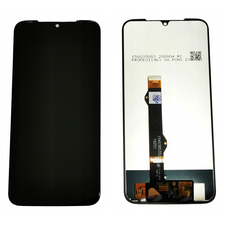 Пълен LCD екран за Motorola Moto G8 Plus XT2019, 6.30'', черен