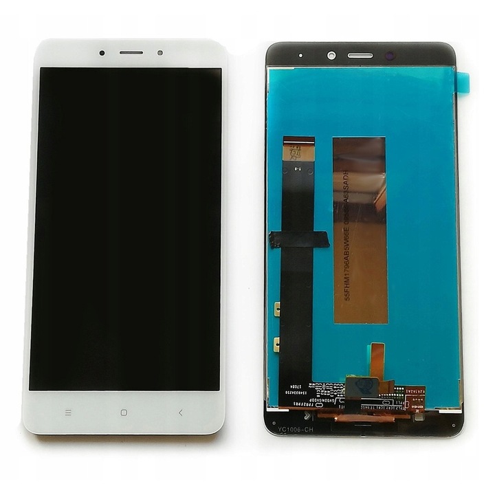 LCD екран с дигитайзер за телефон Xiaomi Redmi Note 4, бял, пълен комплект