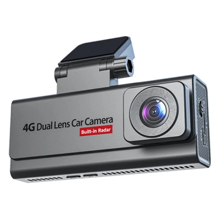 Camppark VM01 Dual 4G biztonsági autós kamera GPS-szel, élő videóval és lopásgátló riasztóval
