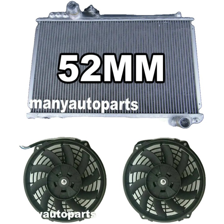 Radiator din aluminiu, 3 nuclee, 62mm grosime, pentru Toyota Land Cruiser BJ40 BJ42