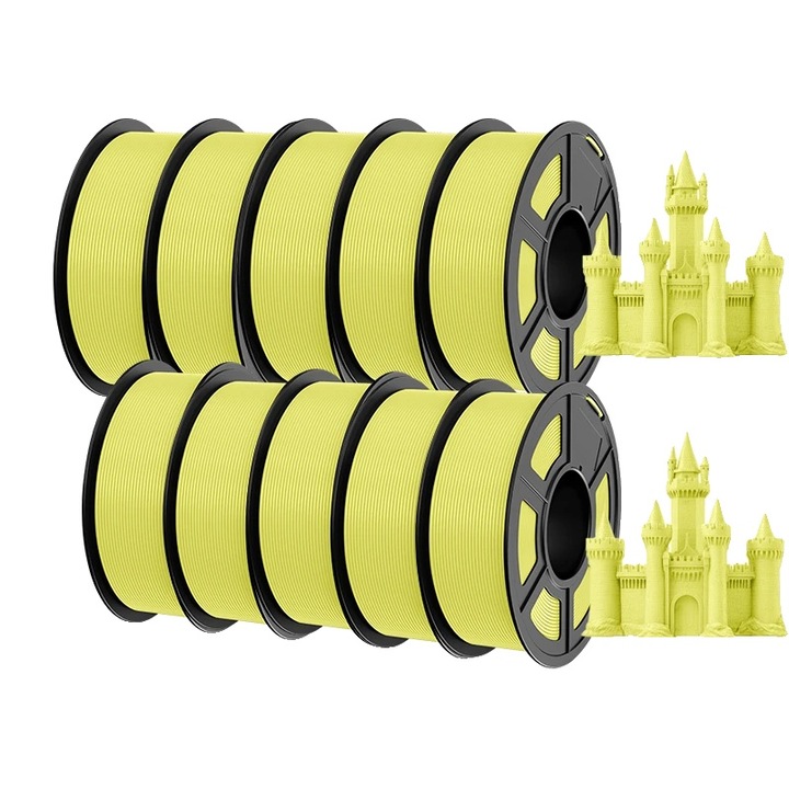 Filament 3D, Eco-Friendly, 1.75mm, 1.1kg, fara bule