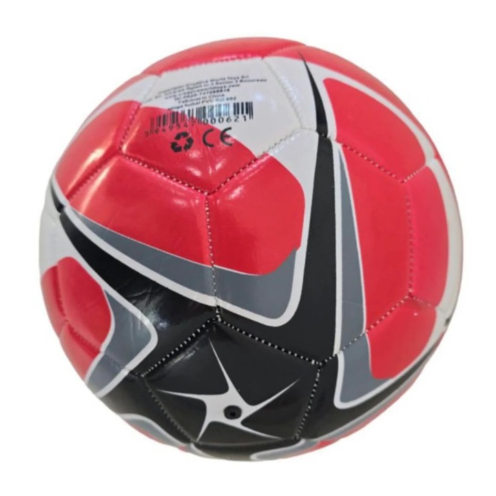 Focilabda, 3-12 éves korig, 5-ös méret, piros-fekete