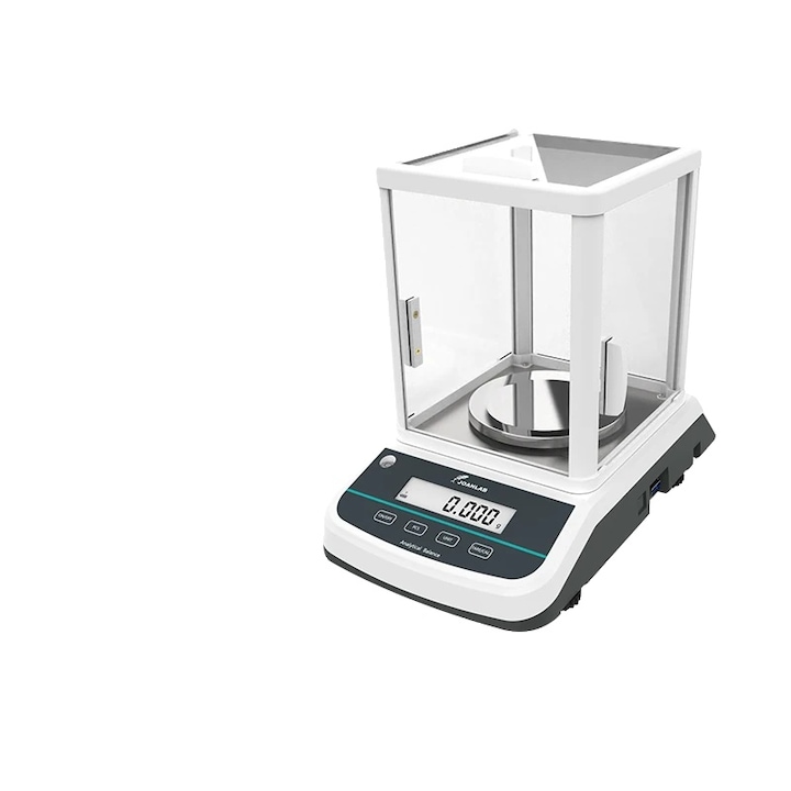 Cantar electronic de precizie, FA5003S, 200g-500g, 0.001g, sticla transparenta, alimentare AC 110V-240V