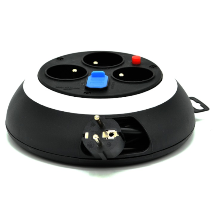 Мини удължителен кабел Comfort Line 3 м, 3 гнезда, 2 USB порта, защита Child Protect, Германия