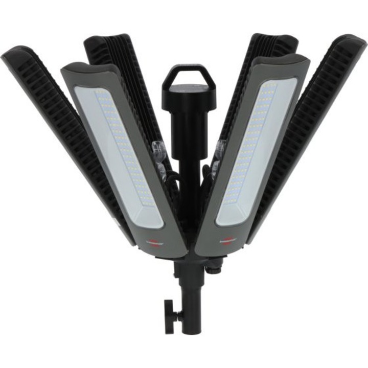 Brennenstuhl R42050 BT LED рефлектор, 300W, 42000lm, 6 регулируеми глави, IP65, с приложение за управление, пълен комплект