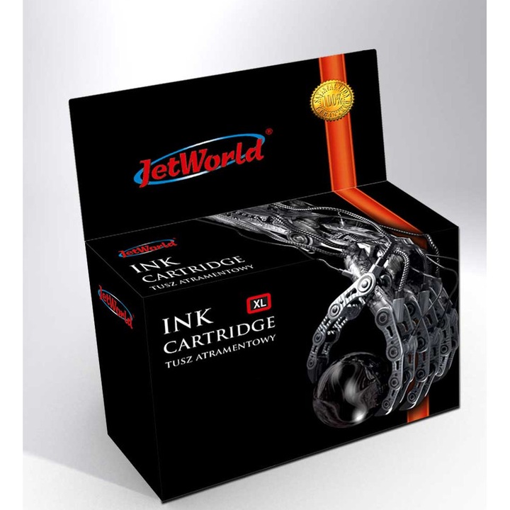 Cartus imprimanta inkjet, Tusz JetWorld, negru, compatibil cu Epson T08H1