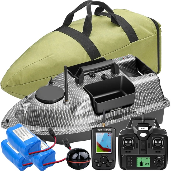 GPS комплект за лодка, дистанционно управление, сонар за риба, 50x60''
