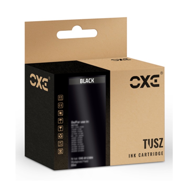 Касета за мастиленоструен принтер, черна, 912XL, комплект за смяна, 3YL84AE