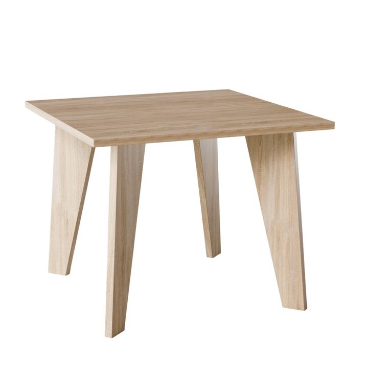 Masa OLEN, KOLM, 90x90cm, 4 persoane, design modern, culoare multicolor