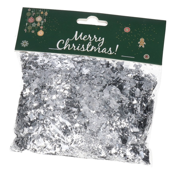 Zapada artificiala, Luka, 50g, decorativa, argintiu