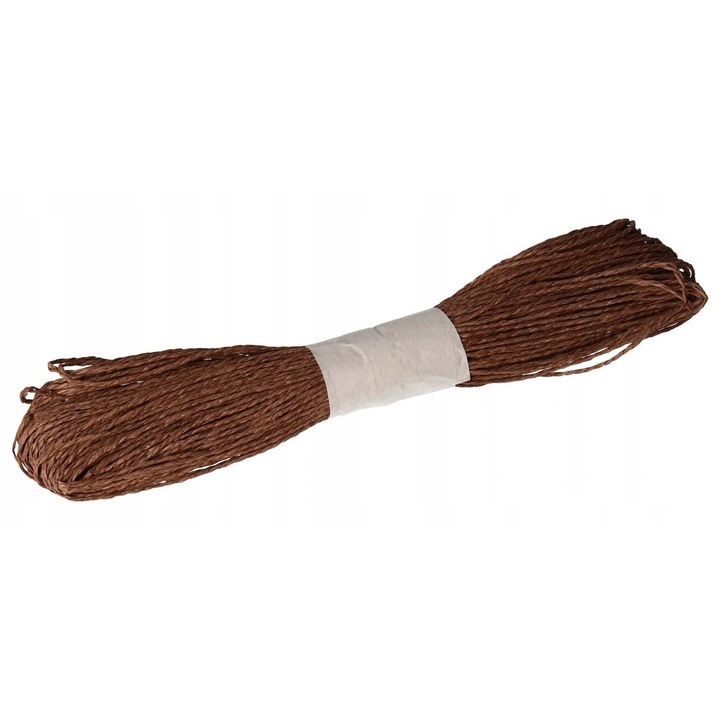 Хартиен канап Paula, 48 м, 1-2 мм, кафяв цвят