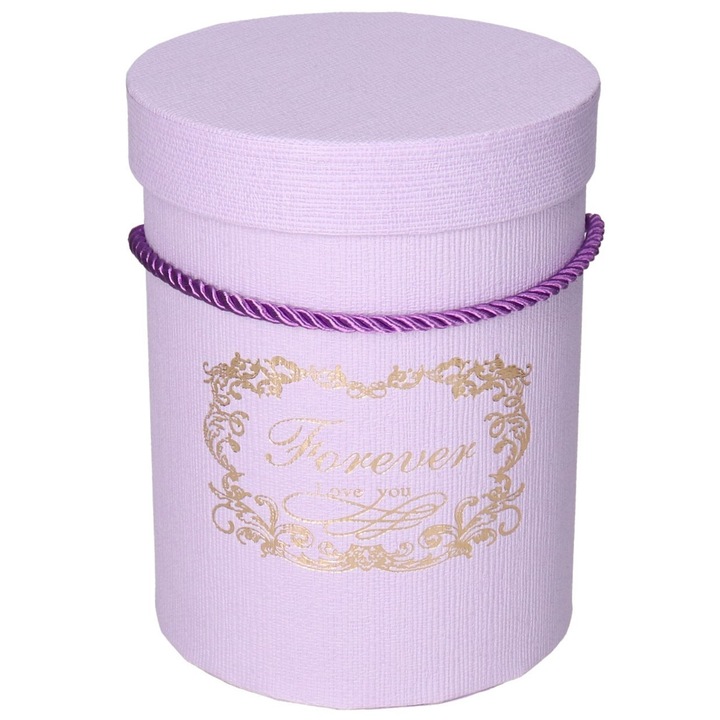 Cutie pentru flori, Luka, violet, 18x13,4cm