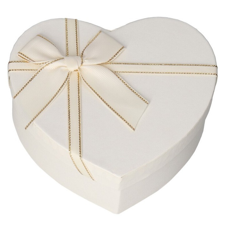 Cutie pentru flori in forma de inima, Luka, 15x14,5x6cm, culoare variabila