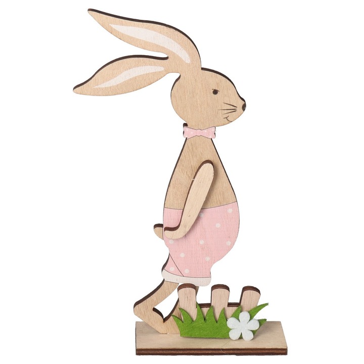 Figurina decorativa de Paste, Luka, lemn, 20x3.5x9cm